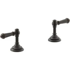 KOHLER Artifacts Vibrant Brushed Bronze 2-Handle Widespread WaterSense Bathroom Sink Faucet With Drain -Kohler Sales Store 885612372864 09455858 1800x1800
