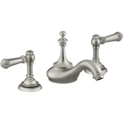 KOHLER Artifacts Vibrant Brushed Nickel 2-Handle Widespread WaterSense Bathroom Sink Faucet With Drain -Kohler Sales Store 885612373069xl 1800x1800