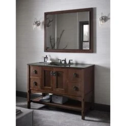 KOHLER Verdera 40-in X 30-in Rectangle Recessed Mirrored Medicine Cabinet