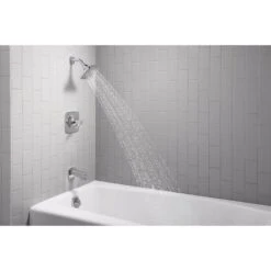 KOHLER Maxton Brushed Nickel 1-Handle Bathtub And Shower Faucet With Valve -Kohler Sales Store 885612576491 08550010 1800x1800