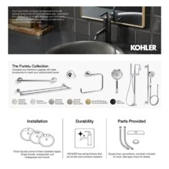 KOHLER Vibrant Polished Nickel Shower Arm Mount