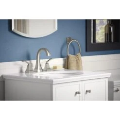 KOHLER Ridgeport Vibrant Brushed Nickel 2-Handle 4-in Centerset WaterSense Bathroom Sink Faucet With Drain 15 KOHLER Ridgeport Vibrant Brushed Nickel 2-Handle 4-in Centerset WaterSense Bathroom Sink Faucet With Drain -Kohler Sales Store 885612693242 10659085 1800x1800