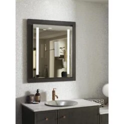 KOHLER Verdera 24-in X 30-in Rectangle Surface/Recessed Mirrored Medicine Cabinet With Outlet And Lights -Kohler Sales Store 885612733610 10711648 1800x1800