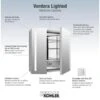 KOHLER Verdera 34-in X 30-in Rectangle Surface/Recessed Mirrored Medicine Cabinet With Outlet And Lights -Kohler Sales Store 885612733627 10711591 1800x1800