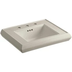 KOHLER Memoirs 24 In. Ceramic Pedestal Sink Basin In White With Overflow Drain -Kohler Sales Store 96444ce4878e4f75a18f58566a0b4468 1800x1800