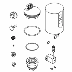 Kohler 1388852-CP Tripoint FV Service Kit, 0.125 GPF