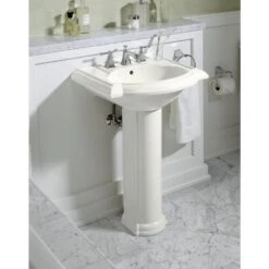 KOHLER Devonshire Vitreous China Pedestal Combo Bathroom Sink In White With Overflow Drain -Kohler Sales Store ac472750aedd68c65bfbef067292e982 1800x1800