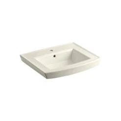 KOHLER Archer 20.4375 In. Vitreous China Pedestal Sink Basin In White With Overflow Drain -Kohler Sales Store ae0a28d04ef83d5cc270e3052f8a2510 1800x1800