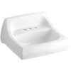KOHLER Kingston Wall-Mount Vitreous China Bathroom Sink In White With Overflow Drain -Kohler Sales Store bcbda188abcffd3b06385ca2d9544fee 1800x1800