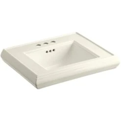 KOHLER Memoirs 24 In. Ceramic Pedestal Sink Basin In White With Overflow Drain -Kohler Sales Store c1a79b443568b5d0cabe8f73b1401937 1800x1800