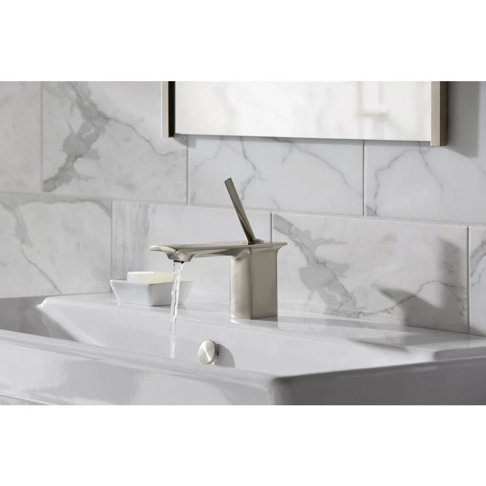 KOHLER Reve Wall-Mounted Ceramic Bathroom Sink In White With Overflow Drain 5 KOHLER Reve Wall-Mounted Ceramic Bathroom Sink In White With Overflow Drain - Image 3
