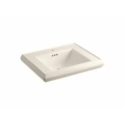 KOHLER Memoirs 5-3/8 In. Cermaic Pedestal Sink Basin In White With Overflow Drain -Kohler Sales Store c6eb71e716a43c9a78602179c2f98054 1800x1800