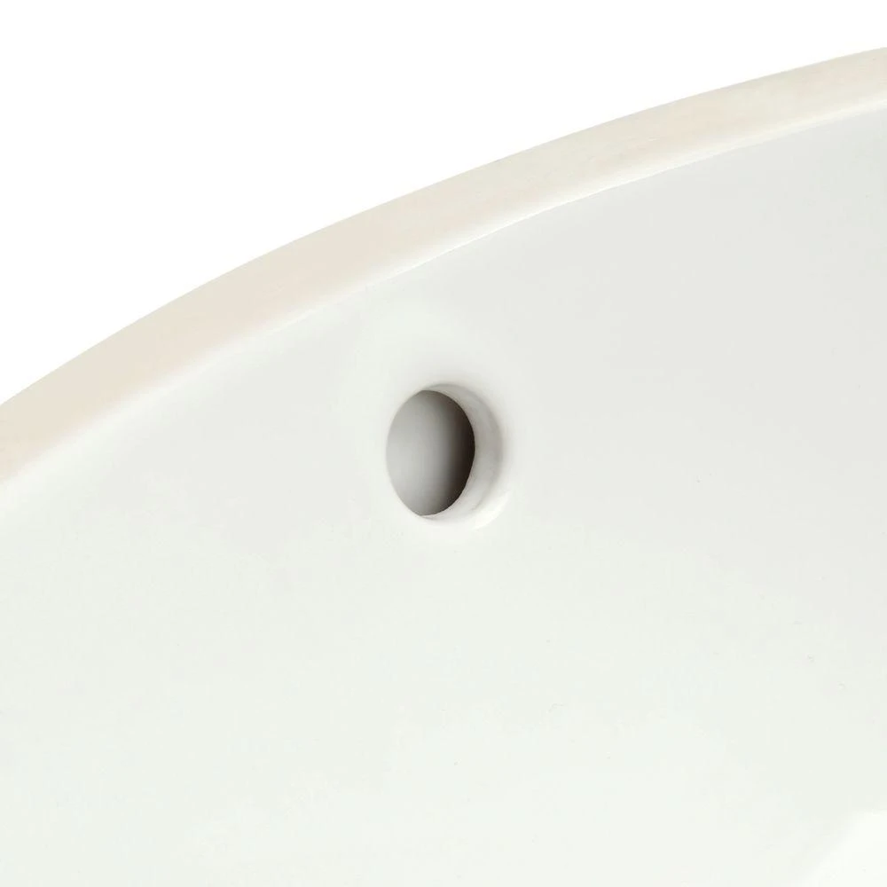 KOHLER Caxton Vitreous China Undermount Vitreous China Bathroom Sink In White With Overflow Drain 8 KOHLER Caxton Vitreous China Undermount Vitreous China Bathroom Sink In White With Overflow Drain - Image 6