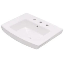 KOHLER Archer 20-7/16 In. Vitreous China Pedestal Sink Basin In White With Overflow Drain -Kohler Sales Store c9a1ecb4a6ee6ec0c805f530e12d80c9 1800x1800
