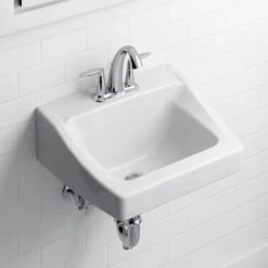 KOHLER Chesapeake Wall-Mount Vitreous China Bathroom Sink In White With Overflow Drain -Kohler Sales Store cd3cdd4ae9ac168222ff26754254dfd1 1800x1800
