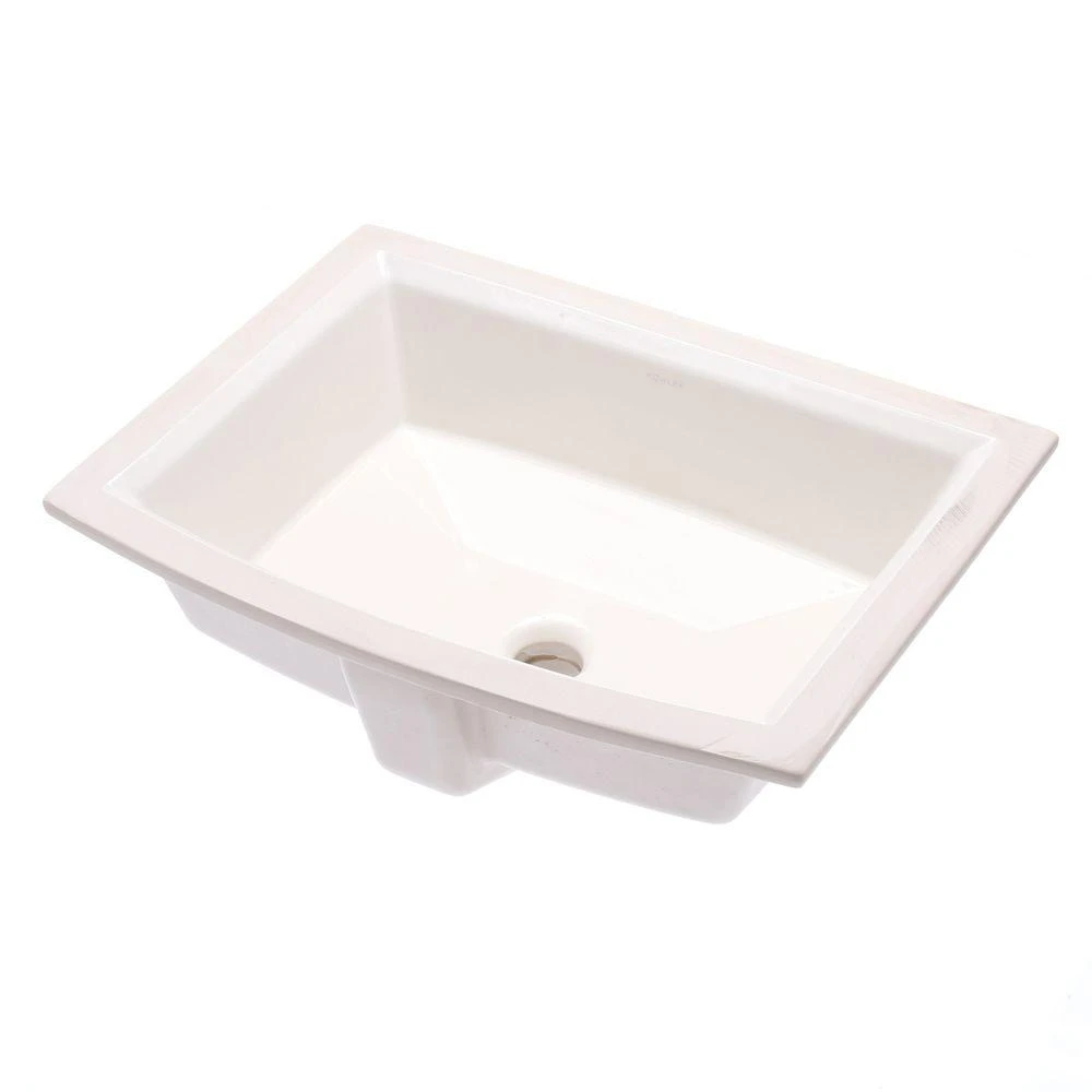 KOHLER Archer Vitreous China Undermount Bathroom Sink In White With Overflow Drain 14 KOHLER Archer Vitreous China Undermount Bathroom Sink In White With Overflow Drain - Image 12