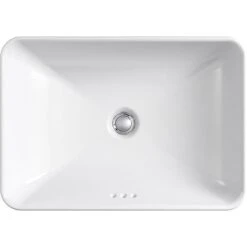 KOHLER Vox Rectangle Vitreous China Vessel Sink In White With Overflow Drain -Kohler Sales Store d09aba53747c30b2d478ae77004f8285 1800x1800