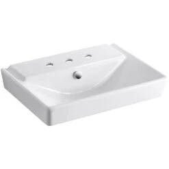 KOHLER Reve Wall-Mounted Ceramic Bathroom Sink In White With Overflow Drain 7 KOHLER Reve Wall-Mounted Ceramic Bathroom Sink In White With Overflow Drain -Kohler Sales Store d12707b3873f0e8b2a8452be4379de1b 1800x1800