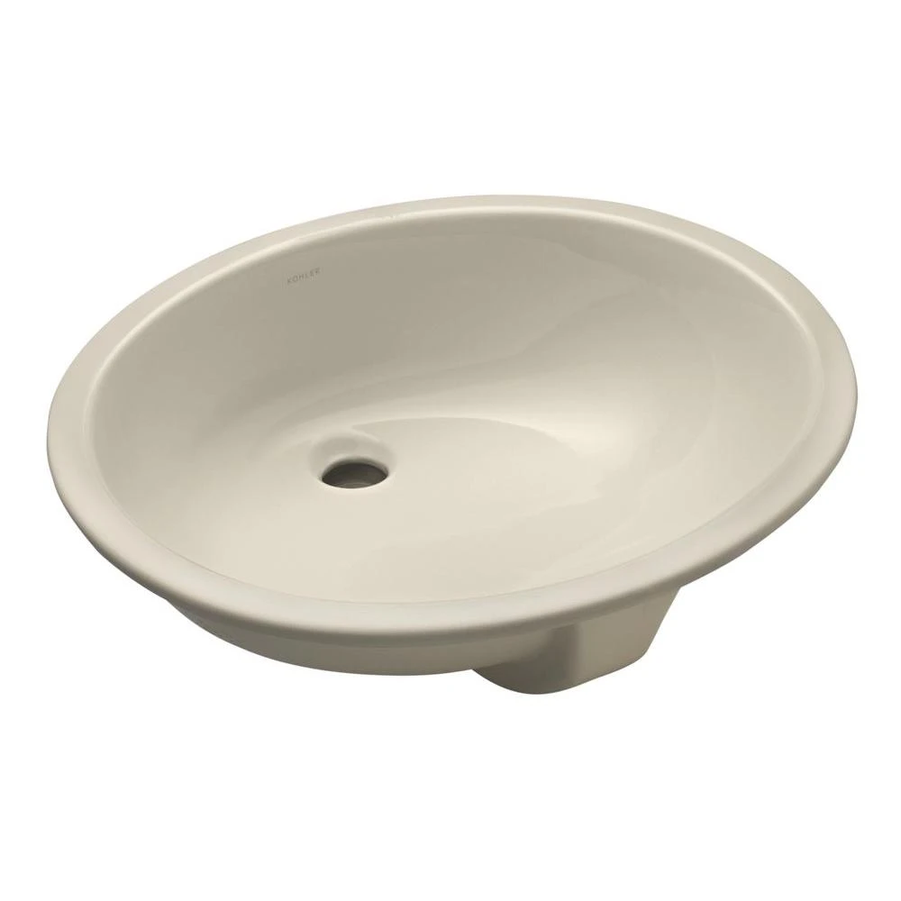 KOHLER Caxton Vitreous China Undermount Vitreous China Bathroom Sink In White With Overflow Drain 16 KOHLER Caxton Vitreous China Undermount Vitreous China Bathroom Sink In White With Overflow Drain - Image 14