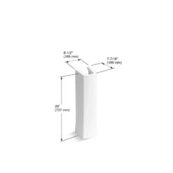 KOHLER Elmbrook Pedestal In White 14 KOHLER Elmbrook Pedestal In White -Kohler Sales Store db4b008b31b899e55327529b50b344d2 1800x1800