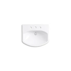 KOHLER Elmbrook 24 In. Pedestal Sink Basin In White With 8 In. Widespread Faucet Holes 14 KOHLER Elmbrook 24 In. Pedestal Sink Basin In White With 8 In. Widespread Faucet Holes -Kohler Sales Store df95a9a63c26c55f9ebf9c35b7668bc1 1800x1800
