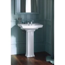 KOHLER Archer Vitreous China Pedestal Combo Bathroom Sink In White With Overflow Drain -Kohler Sales Store e81c136199b8e7fe9e7d3ec49edb966b 1800x1800