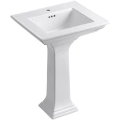 KOHLER Memoirs Stately Ceramic Pedestal Bathroom Sink Combo In White With Overflow Drain -Kohler Sales Store ef6d556a223e34872a40b6a35c04b83c 1800x1800