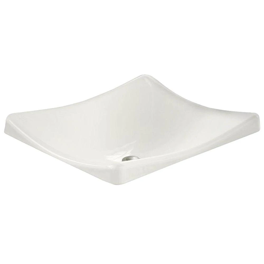 KOHLER DemiLav Wading Pool Cast Iron Vessel Sink In White 3 KOHLER DemiLav Wading Pool Cast Iron Vessel Sink In White