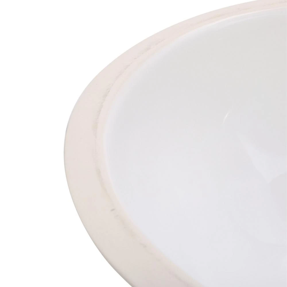 KOHLER Caxton Vitreous China Undermount Bathroom Sink In White 4 KOHLER Caxton Vitreous China Undermount Bathroom Sink In White - Image 2