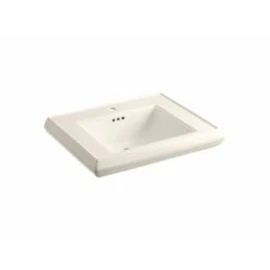KOHLER Memoirs 5-3/8 In. Cermaic Pedestal Sink Basin In White With Overflow Drain -Kohler Sales Store feb0814cf7599daf469b3de616271e5c 1800x1800